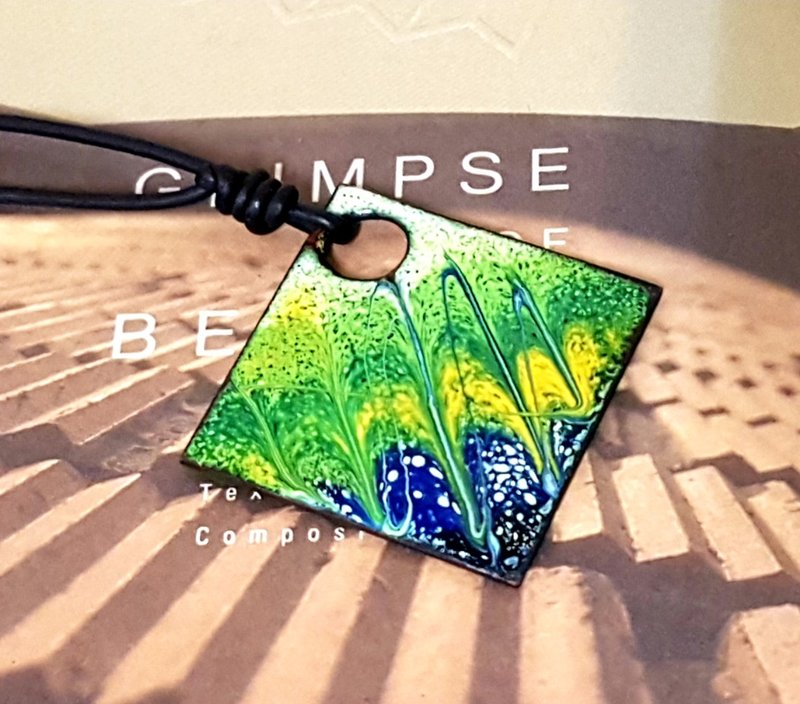 珐琅/七宝烧手作│拉花珐琅│文化币│台南旅游 - 金工/饰品 - 珐琅 