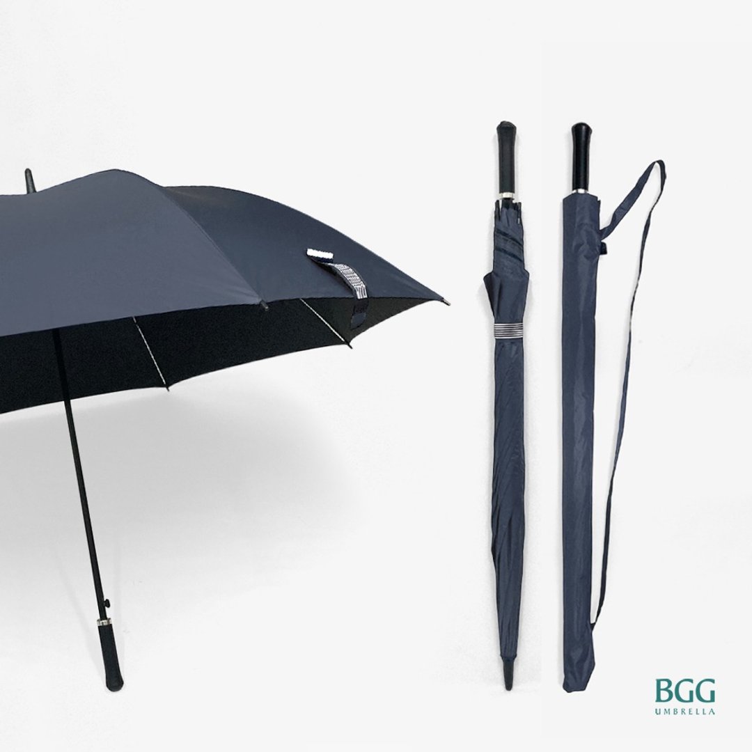 BGG Umbrella 34寸超大伞面高尔夫自动伞 | 防风防晒 - 雨伞/雨衣 - 其他材质 蓝色