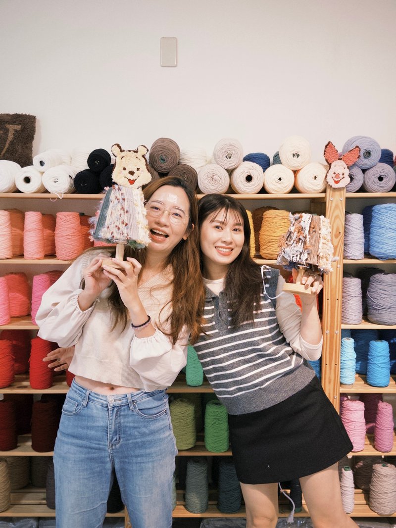 毛毛毛线灯 - 编织/羊毛毡/布艺 - 棉．麻 