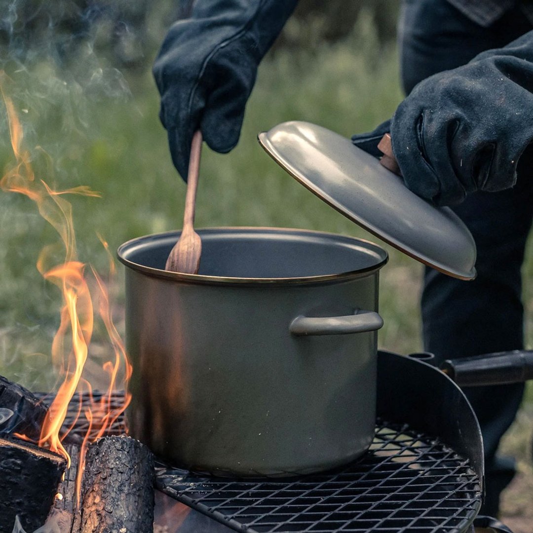 Barebones CKW-376 珐琅汤锅 Enamel Stock Pot / 石灰 - 露营用品 - 其他金属 