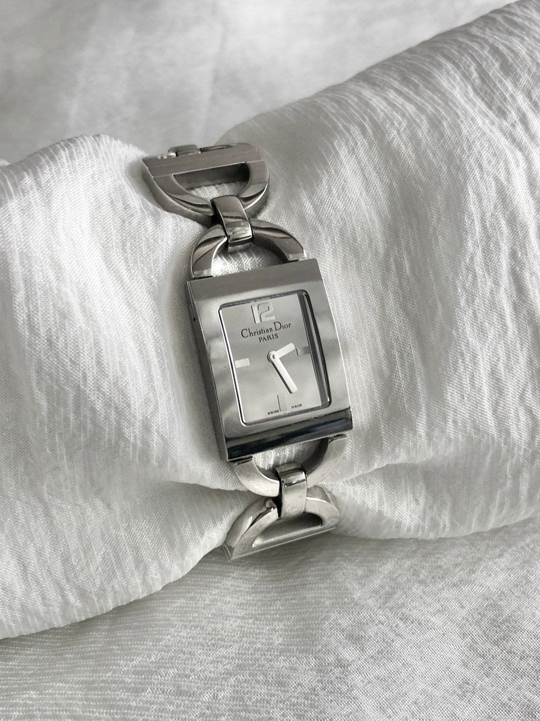【日本直送 名牌中古包】Christian Dior 克里斯汀·迪奥 Marri 腕表 银色 不锈钢 D78-109 s2ur7s - 女表 - 不锈钢 银色