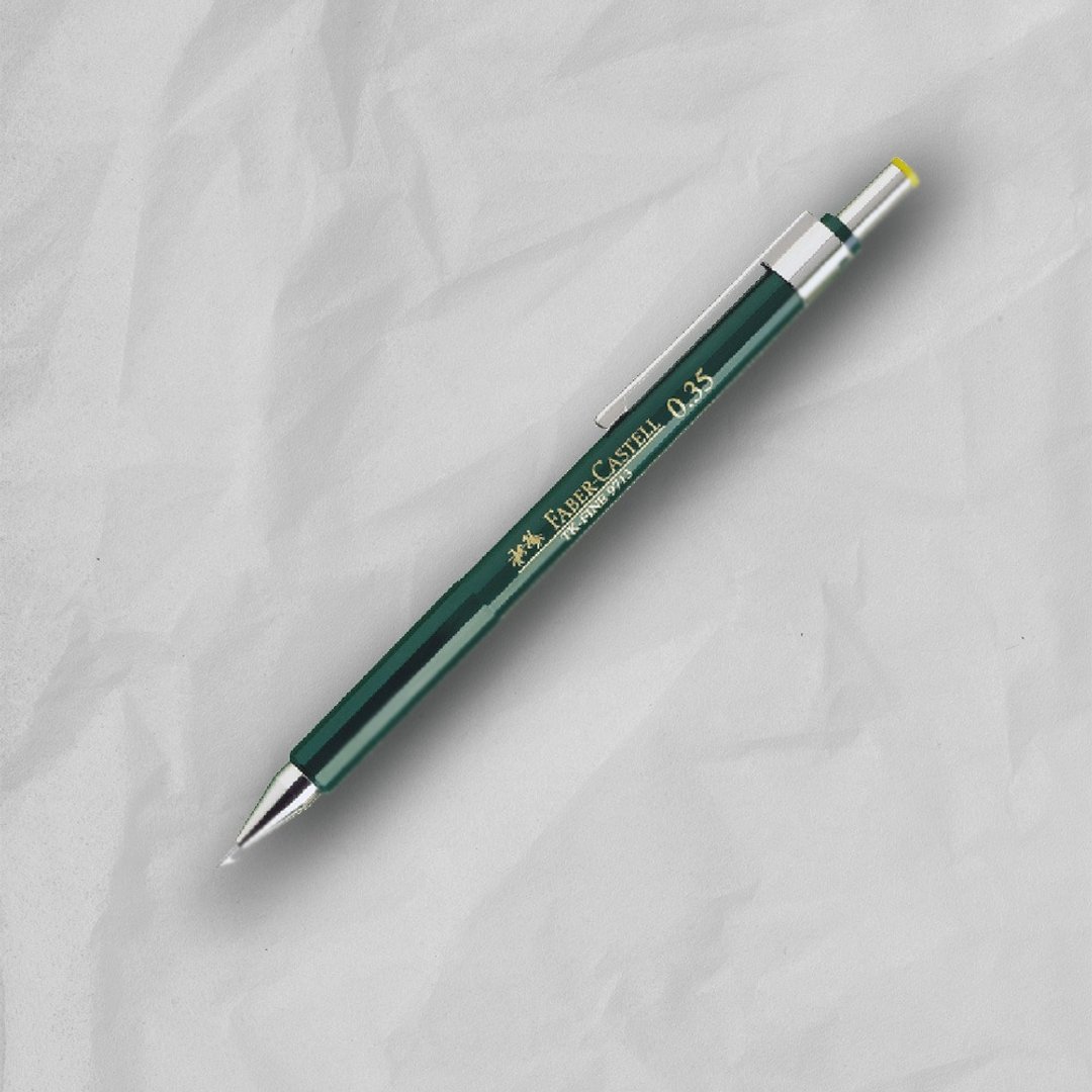 Faber-Castell 高级0.3mm制图自动铅笔(原厂正货) - 铅笔/自动铅笔 - 其他材质 绿色