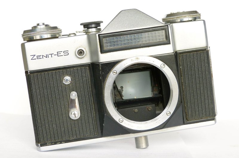 Zenit ES Fotosniper FS-3 机身苏联单反 35 毫米胶片相机 KMZ M42 卡口 - 相机 - 其他金属 银色