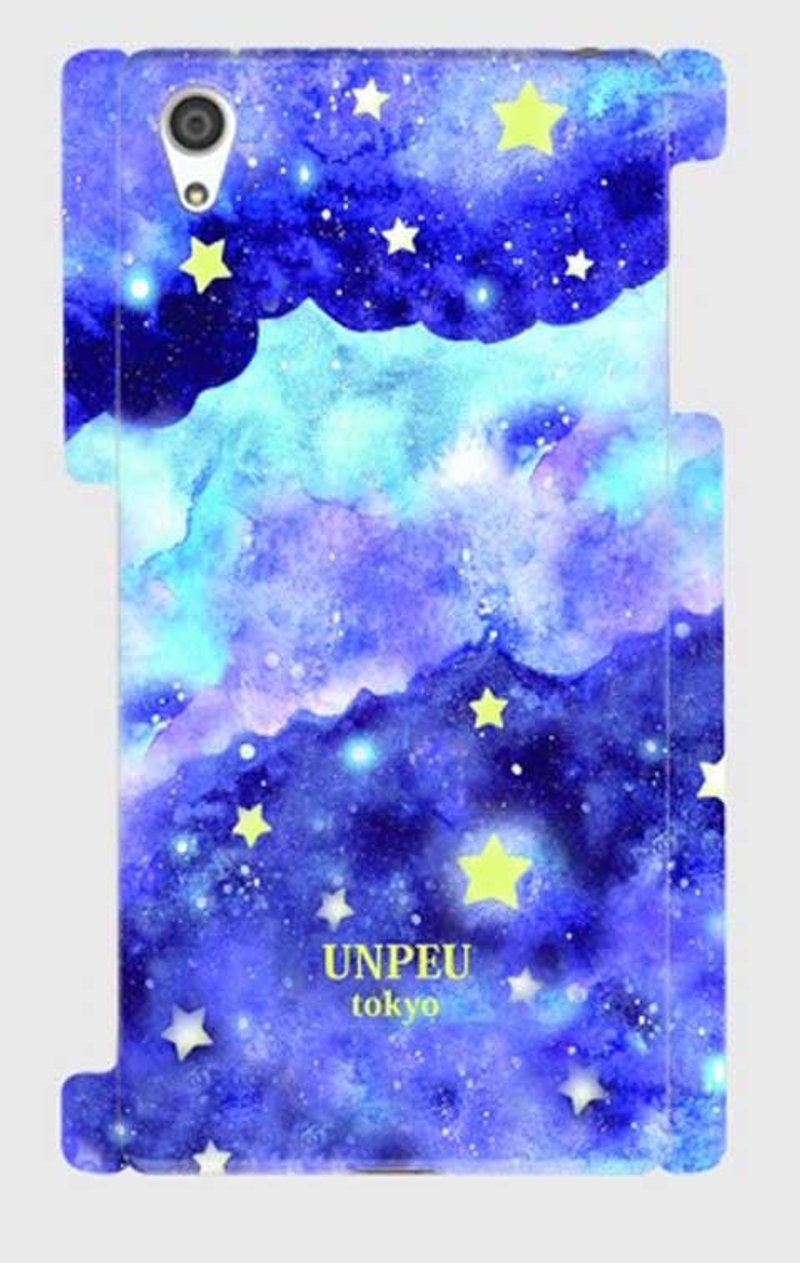 hoshizora hard case for iPhone7plus / 6Plus / 6sPlus, Xperia Z5 Premium (SO-03H), ARROWS NX (F-02H), AQUOS ZETA (SH-04H) - 手机壳/手机套 - 塑料 蓝色