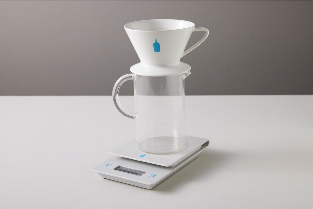 【Pinkoi 套装】Blue Bottle 咖啡电子磅套装 - 咖啡壶/周边 - 瓷 蓝色