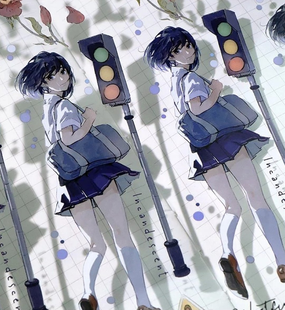 逆光而上 女子高生 制服 青春 映画感 日本の夏 PET 和紙膠帶 - 纸胶带 - 其他材质 多色
