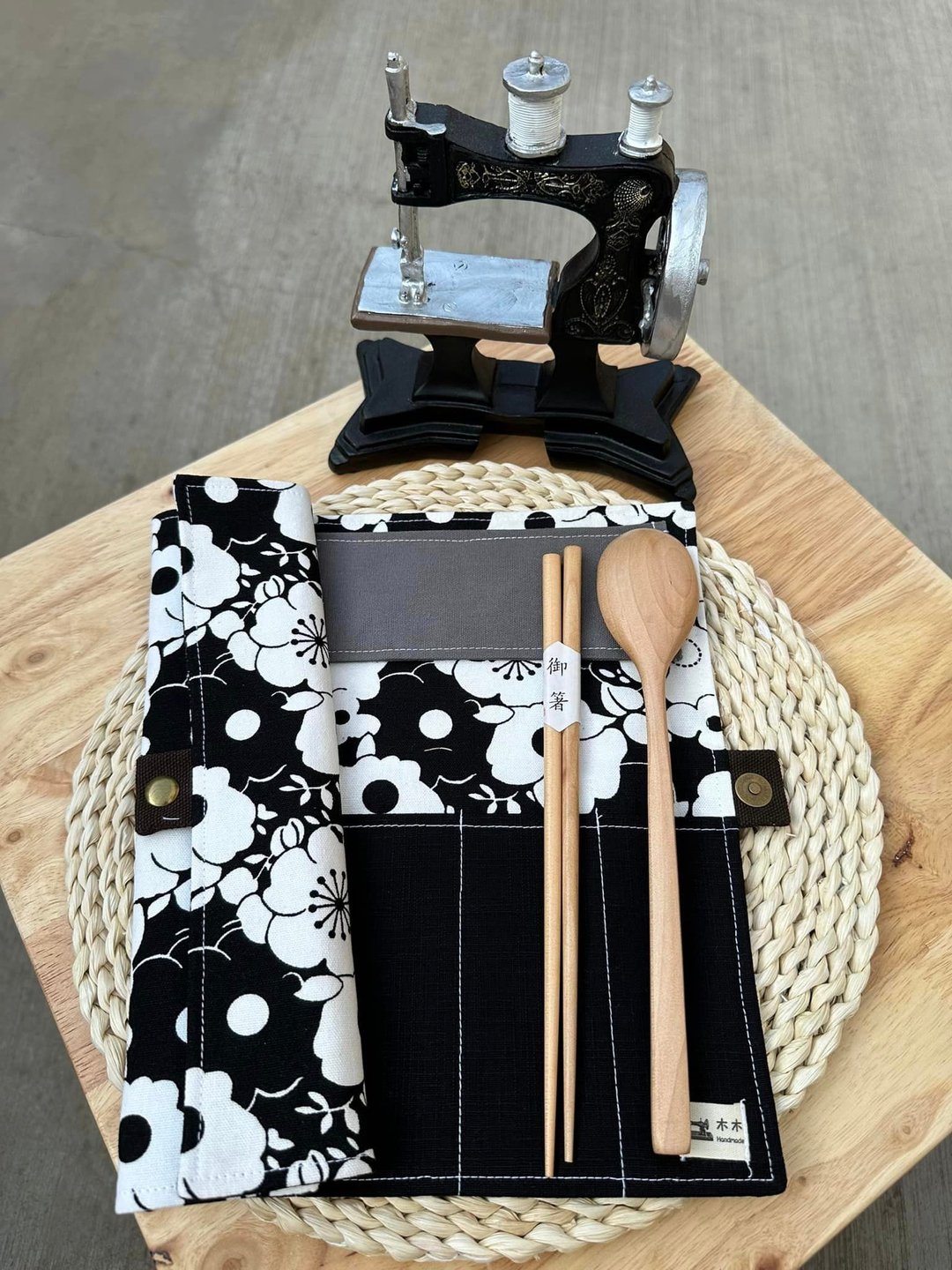 双人餐具袋 - 收纳用品 - 棉 
