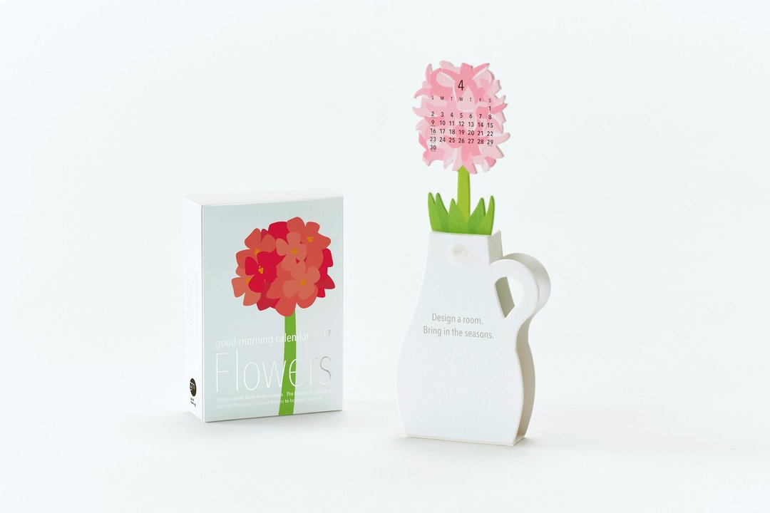 2017月历 Flowers/good morning calendar - 年历/台历 - 纸 多色
