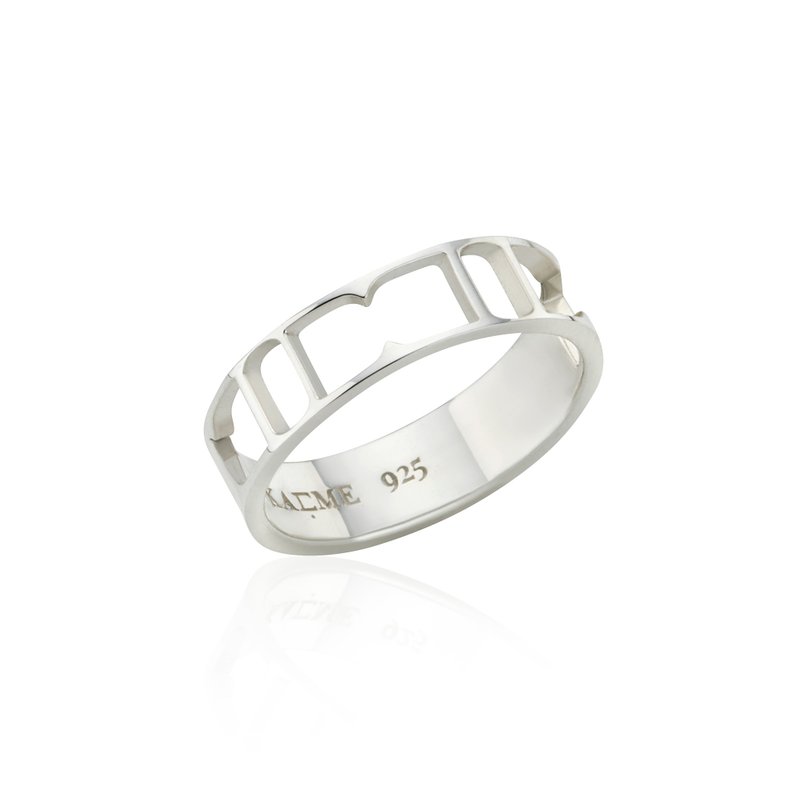 宽版戒指 - 戒指 - 纯银 