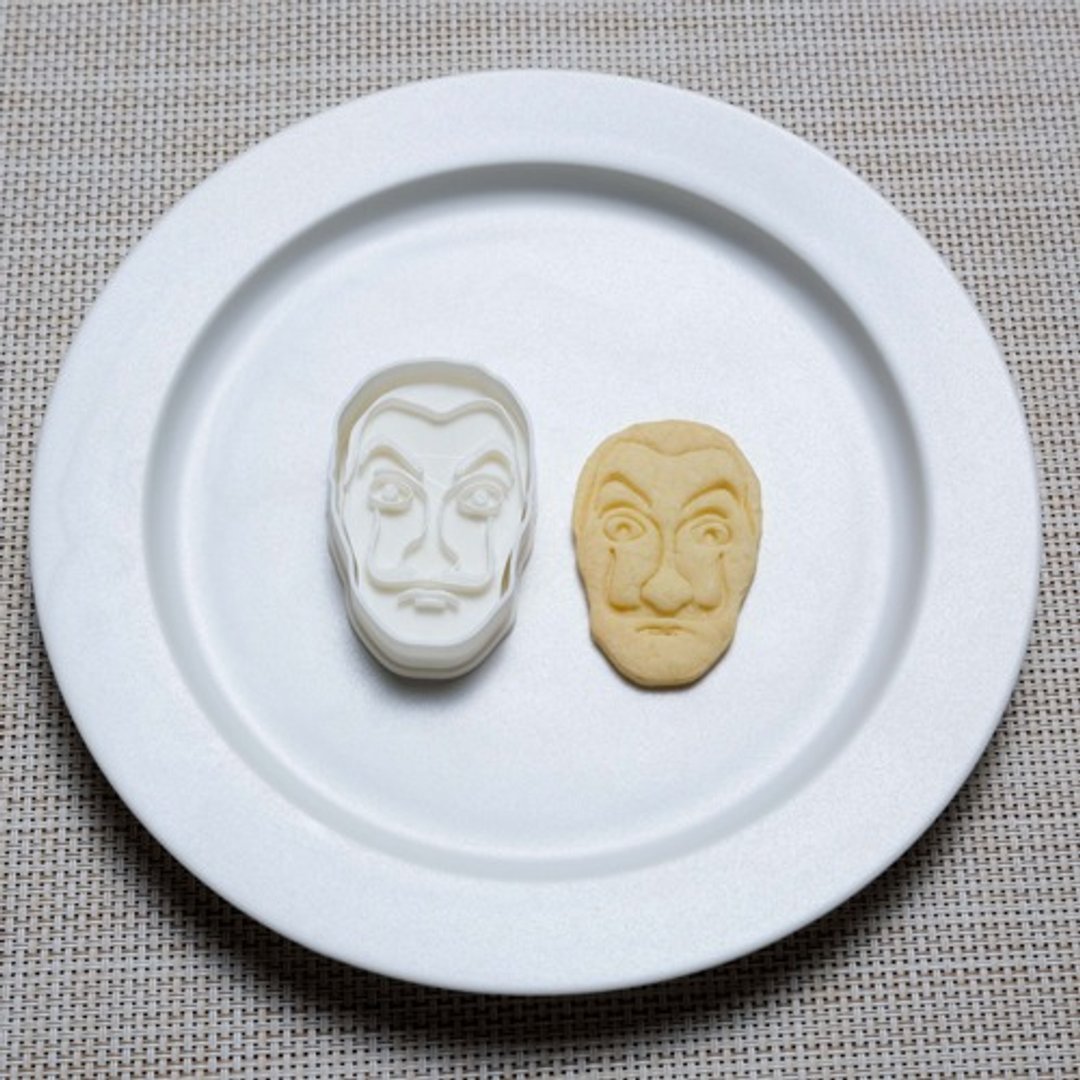 Salvador Dali (cookie cutter, cookie type) - 厨房用具 - 木头 