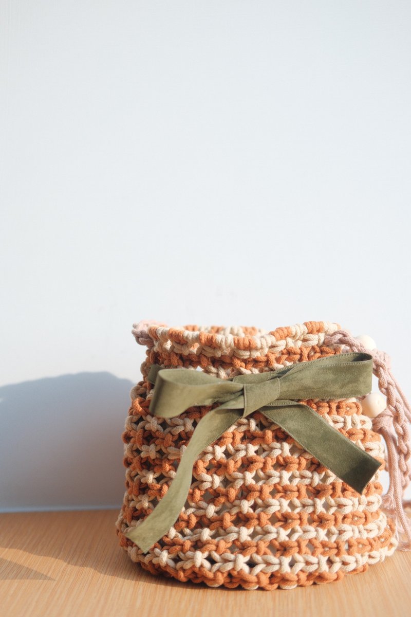 【台中】编织包 水桶包 初学者 独家基础课程 - 编织/羊毛毡/布艺 - 棉．麻 