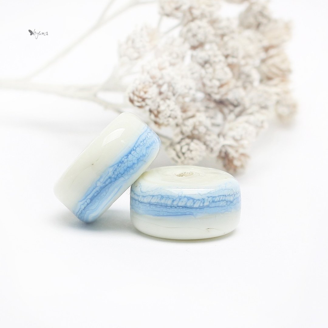 Handmade glass beads - 陶艺 - 玻璃 蓝色