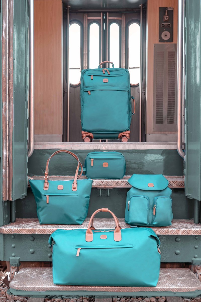 【BRIC' S】X-Bag 2合1折叠旅行袋(中)- 蓝色 - 行李箱/行李箱保护套 - 其他材质 蓝色