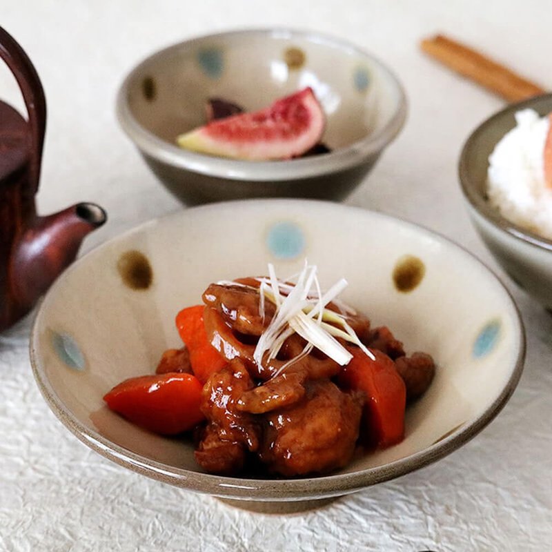 Koishiwara-yaki Koishiwara-yaki Sansai 5  碗 碗 棕色 棕色 - 盘子/餐盘/盘架 - 陶 咖啡色