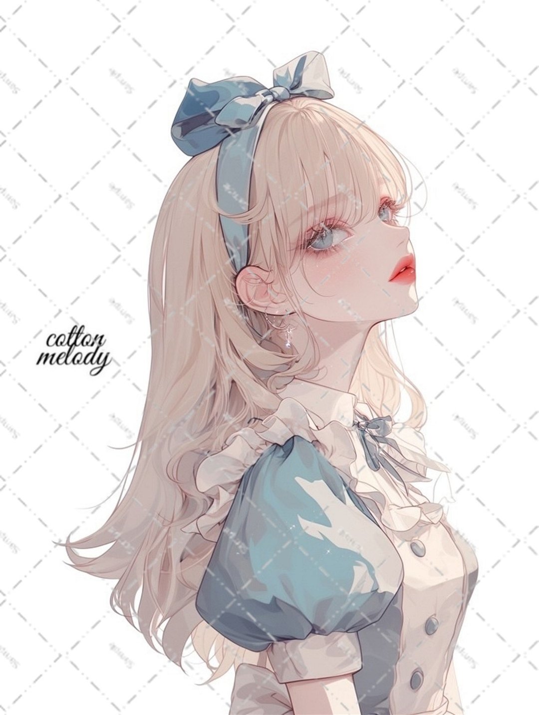 原创贴纸 No.5761 人物贴纸 原创贴纸 女孩贴纸 原创人物贴纸 - 贴纸 - 纸 