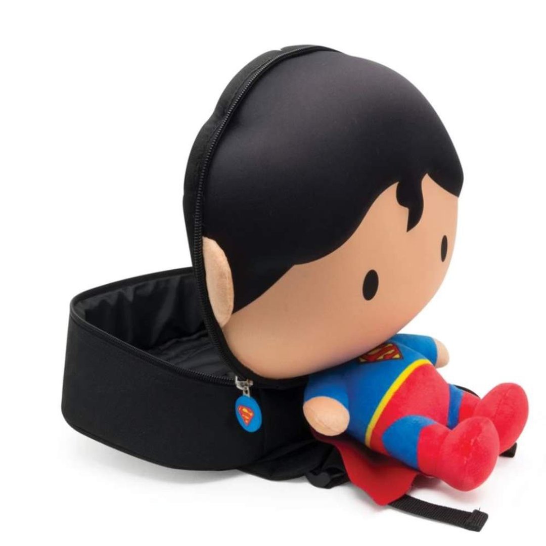 Justice League 正义联盟 3D KID'S BACKPACK - 超人版 - 后背包/双肩包 - 聚酯纤维 蓝色