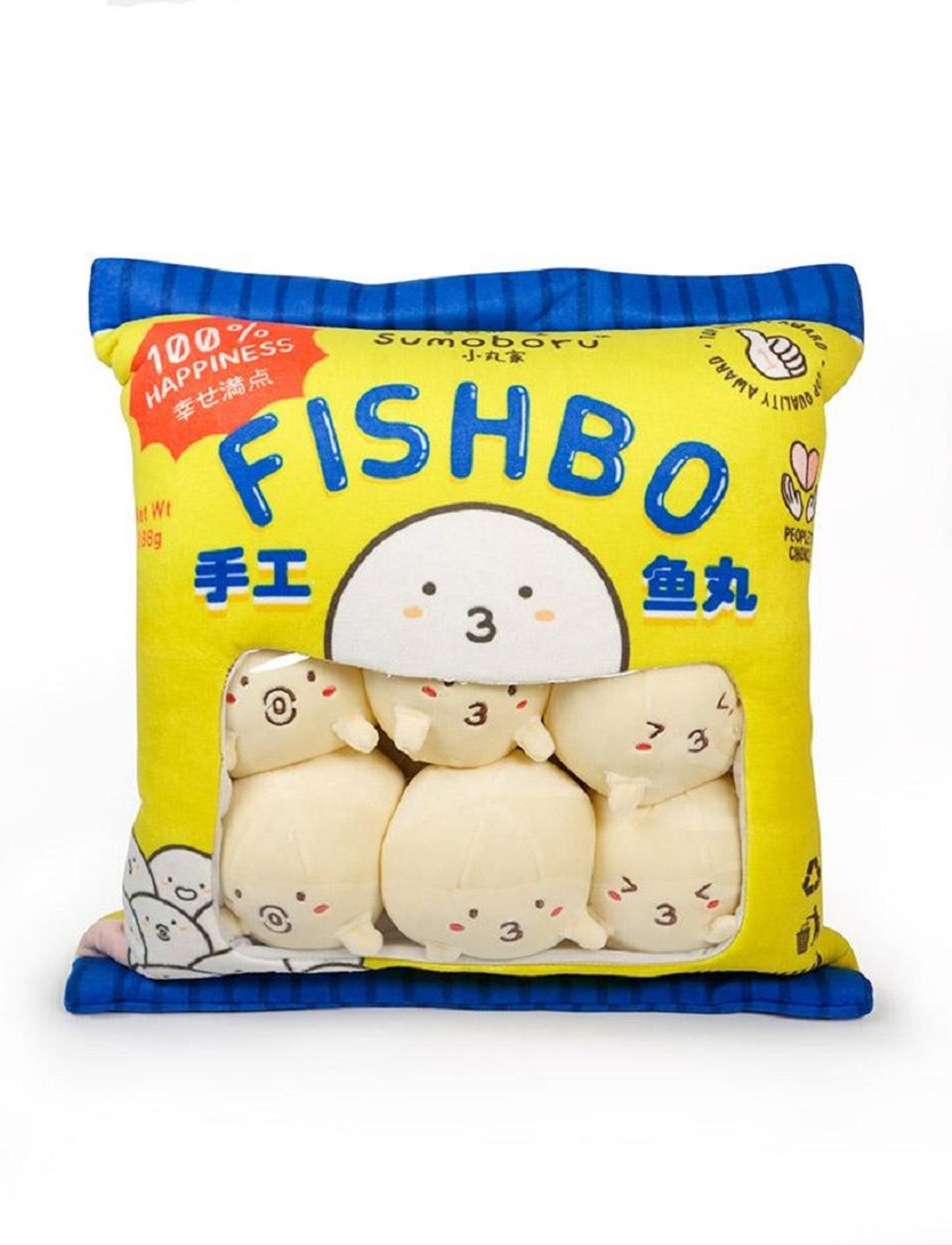 小丸家 鱼丸包 玩具 Sumoboru Fishbo Plush Toy - 玩偶/公仔 - 其他材质 