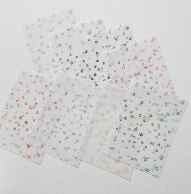 雪花描图纸 - 便条纸/标签贴 - 纸 多色