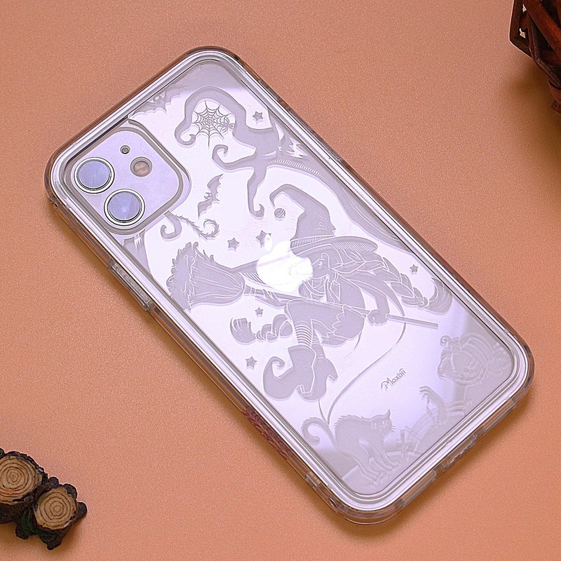 极空战甲 透明不变黄 双料防摔保护壳 光雕系列-魔女琳琳 - 手机壳/手机套 - 塑料 透明