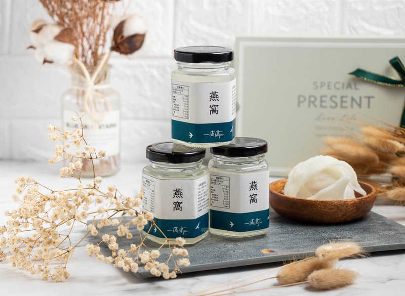 【一滴滴】冰糖炖燕窝礼盒 (6入) - 健康/养生 - 新鲜食材 透明