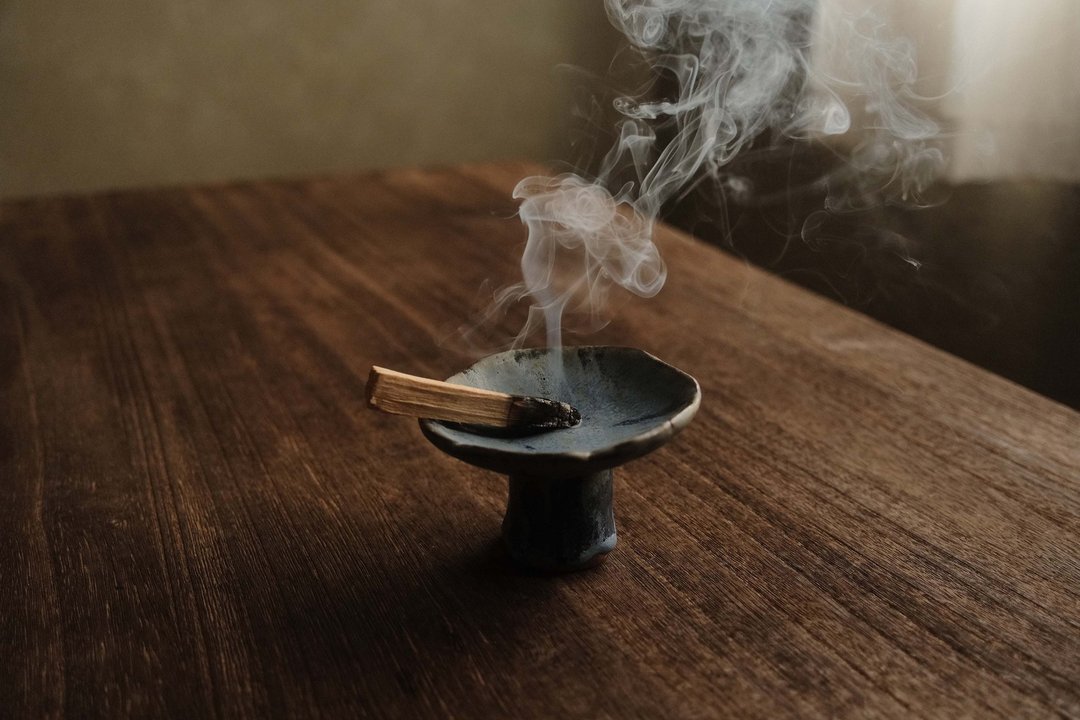 冬季的羊卓雍措・黑雪・小高台 - 蜡烛/烛台 - 陶 蓝色
