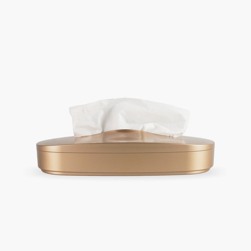 神奇伸缩面纸盒_奢华金 ( 一般抽取式面纸与轻巧包都适用喔~ ) - 纸巾盒 - 塑料 卡其色