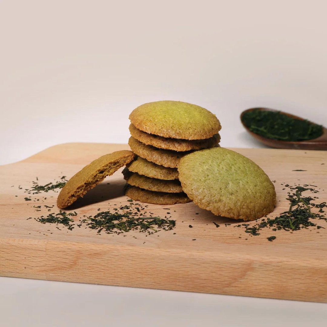 【香港手信】鸡蛋饼脆曲奇 - 若竹抺茶口味 2包 - 手工饼干 - 新鲜食材 透明