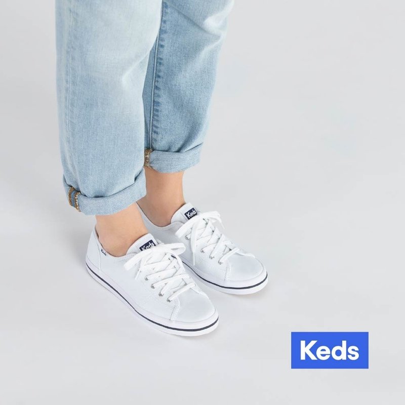 Keds KICKSTART 经典帆布小白鞋 9191W130035(WF54682) - 女款休闲鞋 - 其他材质 