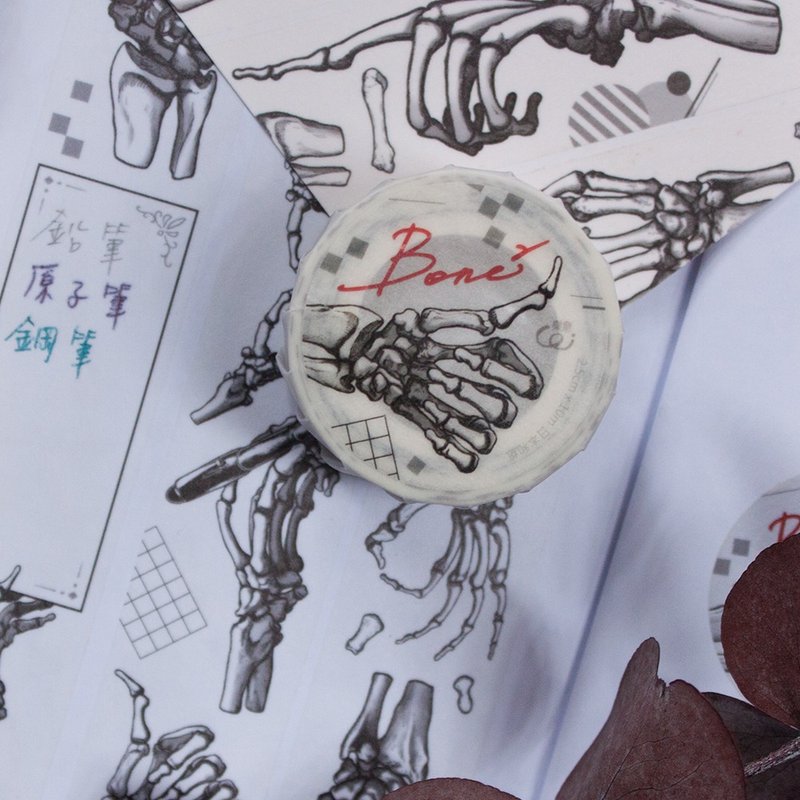 2.5cm纸胶带 - Bone Bone-准备改版啰 - 纸胶带 - 纸 灰色