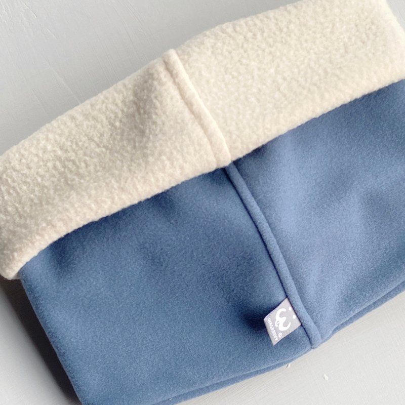 两用保暖帽套围脖(空气蓝)_Nec3_毛孩保暖/方便使用/材质舒适 - 衣/帽 - 其他材质 