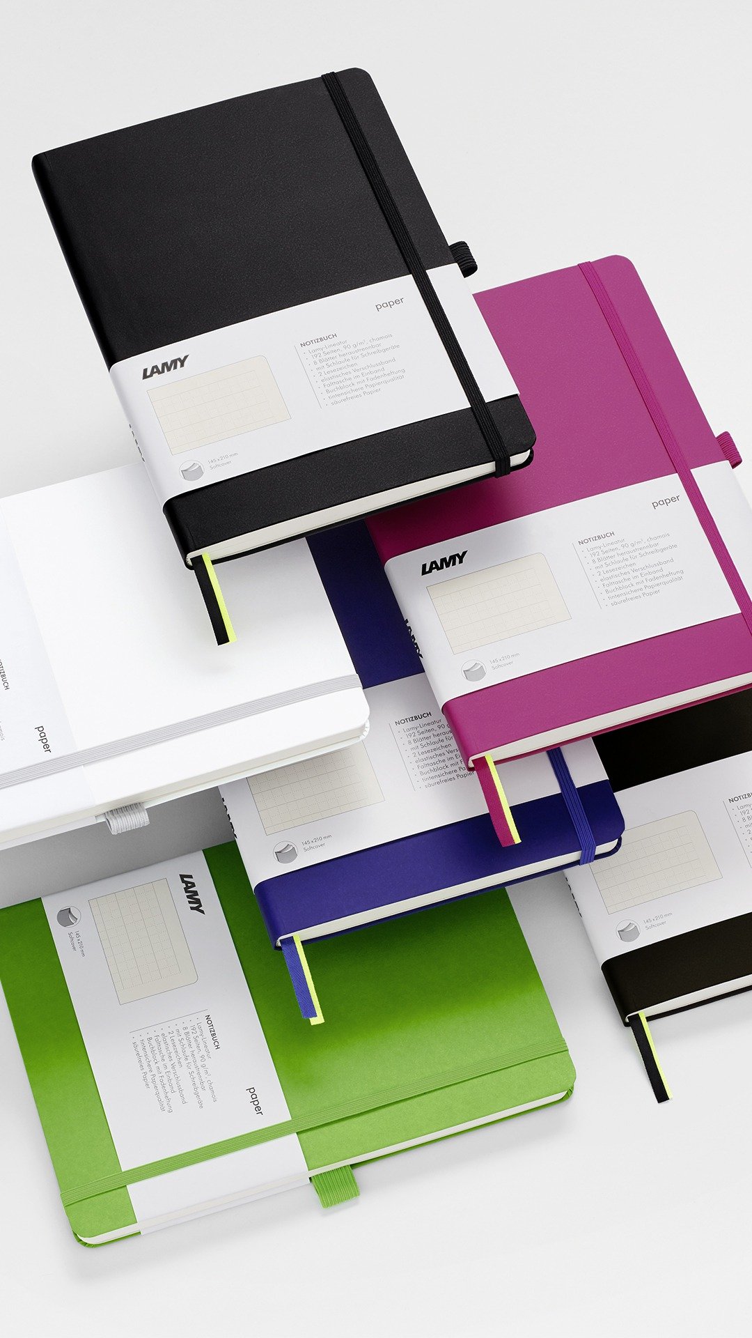 LAMY 二入钢笔用软式A6笔记本 / notebook 狩猎系列 - 多彩 - 笔记本/手帐 - 纸 多色