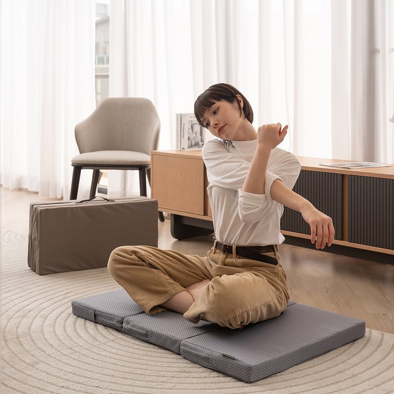 透气舒压_折叠打坐垫 - 其他 - 聚酯纤维 灰色