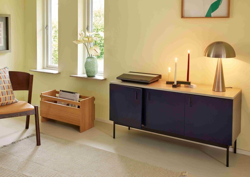 预购【021930】蓝灰雅致置物柜(横) - 置物架/篮子 - 其他材质 