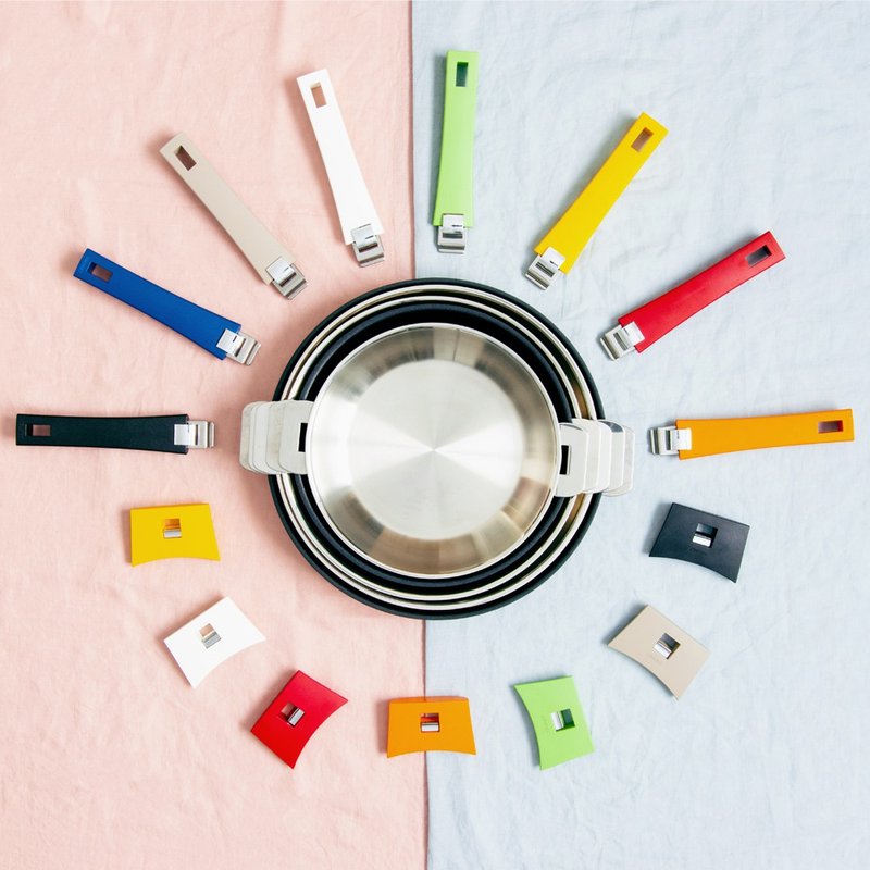 法国 Cristel 锅具耳柄 - 厨房用具 - 树脂 多色