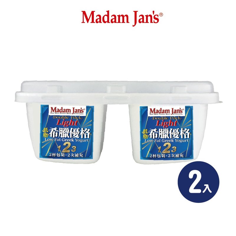 浓纯原味希腊低脂优格 180g 2入 - 酸奶/优酪乳 - 新鲜食材 