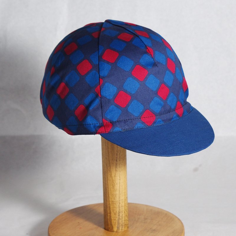 手工单车小帽 | 骑车 香港本土品牌 手工制 - 自行车/周边 - 棉．麻 蓝色