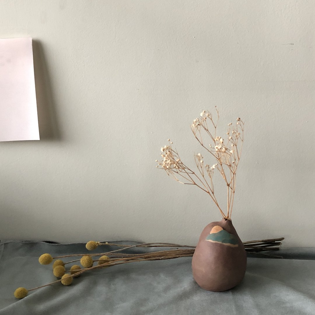 山的絮语 花器 - 花瓶/陶器 - 陶 