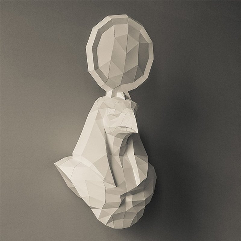 匠纸正版_DIY材料包_手作_纸模型_太阳神拉壁饰 - 木工/竹艺/纸艺 - 纸 白色