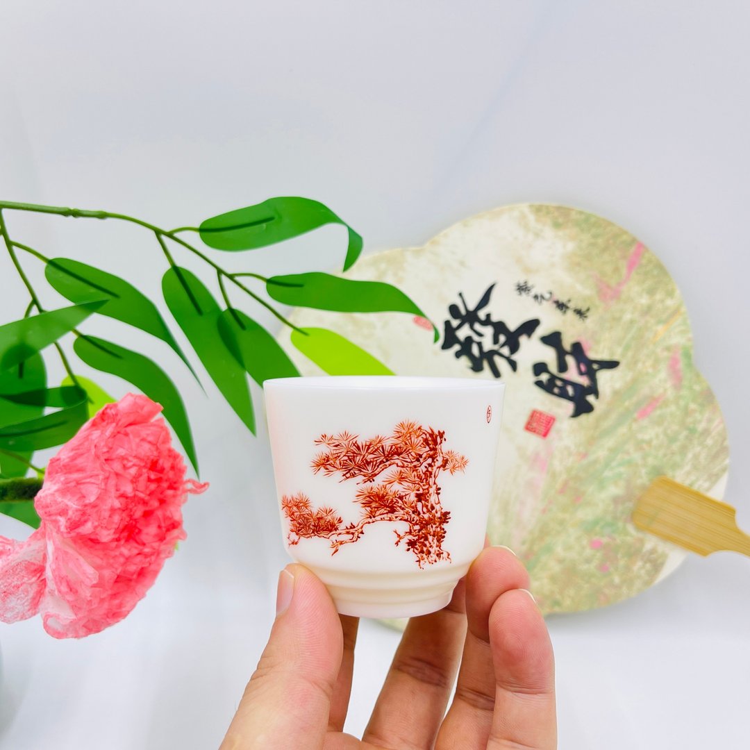 松树主人杯 - 茶具/茶杯 - 瓷 白色