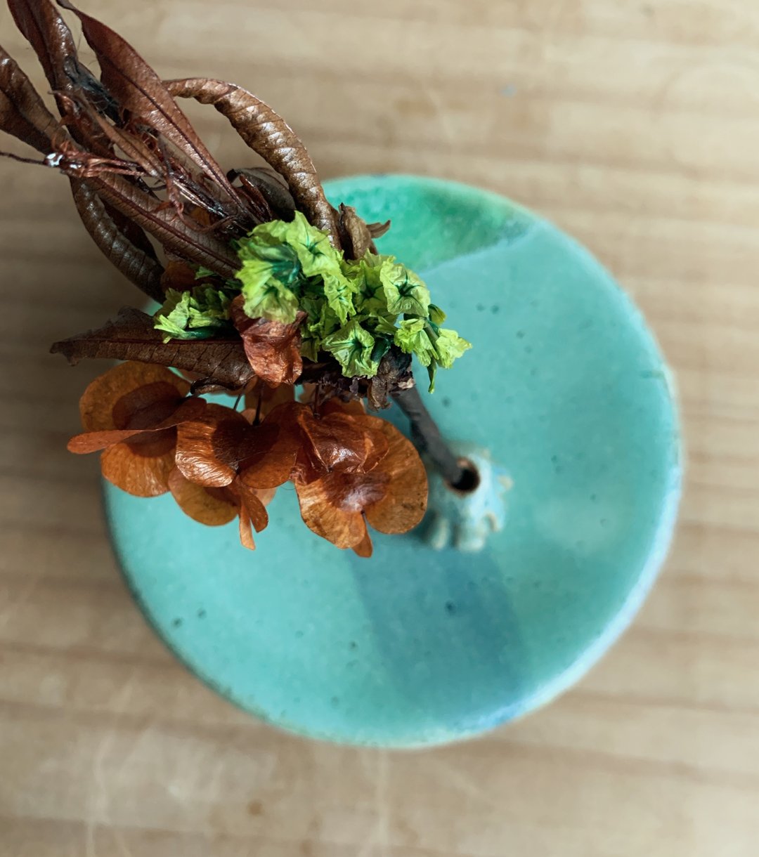 抹茶绿壶承/平台/线香座/饰品座/水晶座 - 茶具/茶杯 - 陶 绿色