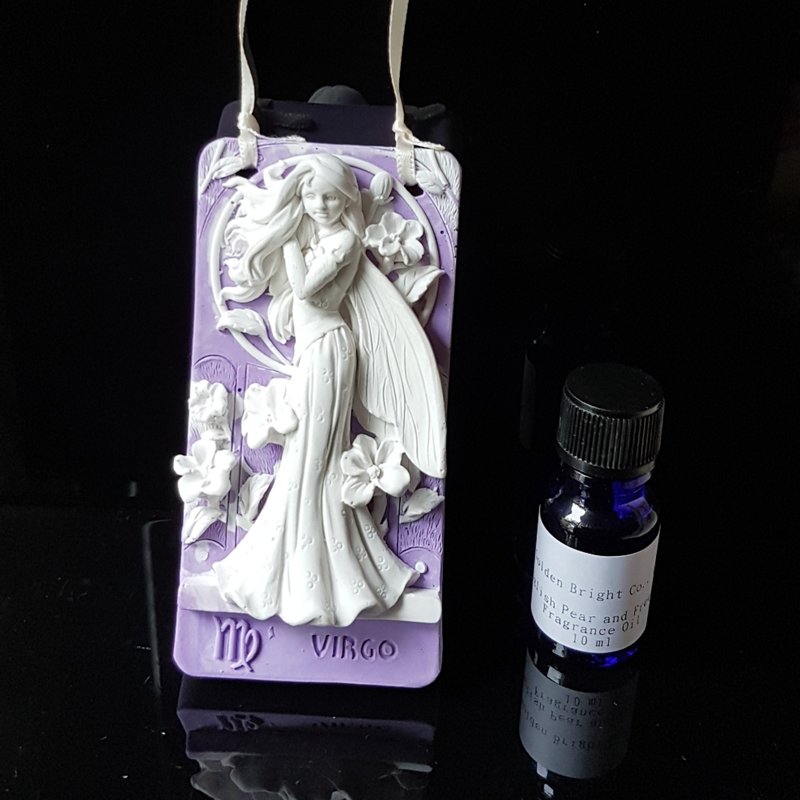 礼品套组  处女座扩香石搭配10ML精油/香精 - 香薰/精油/线香 - 其他材质 粉红色