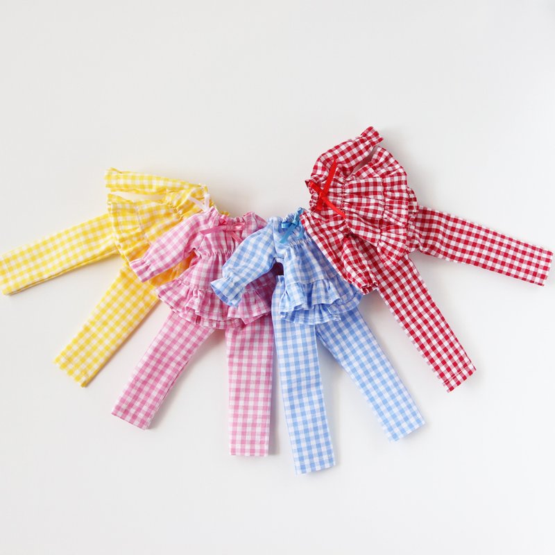 Licca-chan 衣服 Licca-chan 睡衣 4 色可选 - 玩偶/公仔 - 棉．麻 粉红色