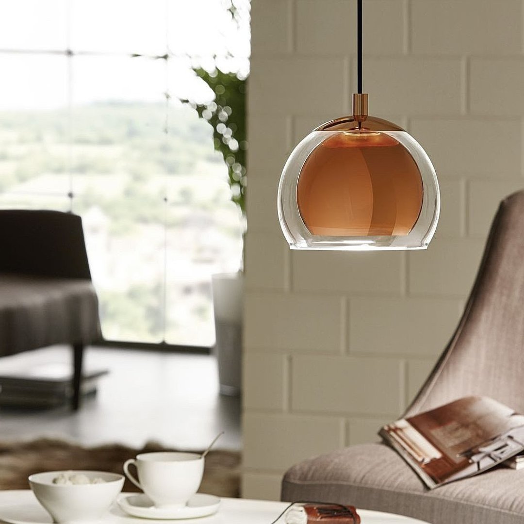 【父亲节礼物】EGLO 奥地利灯饰 / 玻璃艺术吊灯 / 餐桌吊灯 - 摆饰 - 玻璃 金色