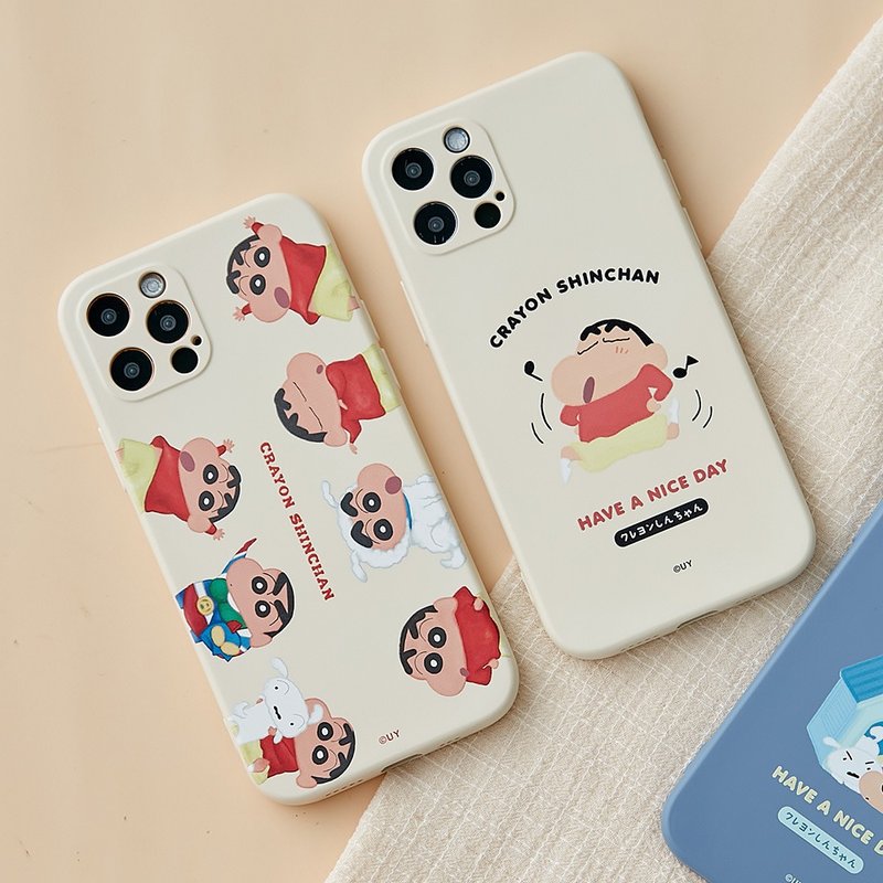 蜡笔小新涂鸦经典系列全包iPhone手机壳 - 手机壳/手机套 - 硅胶 多色