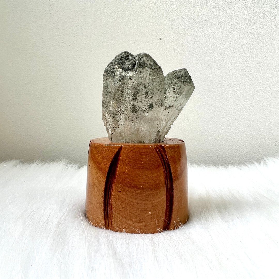 喜马拉雅绿幽灵晶簇 | 水晶 | 水晶簇 | 水晶摆件 - 摆饰 - 水晶 绿色