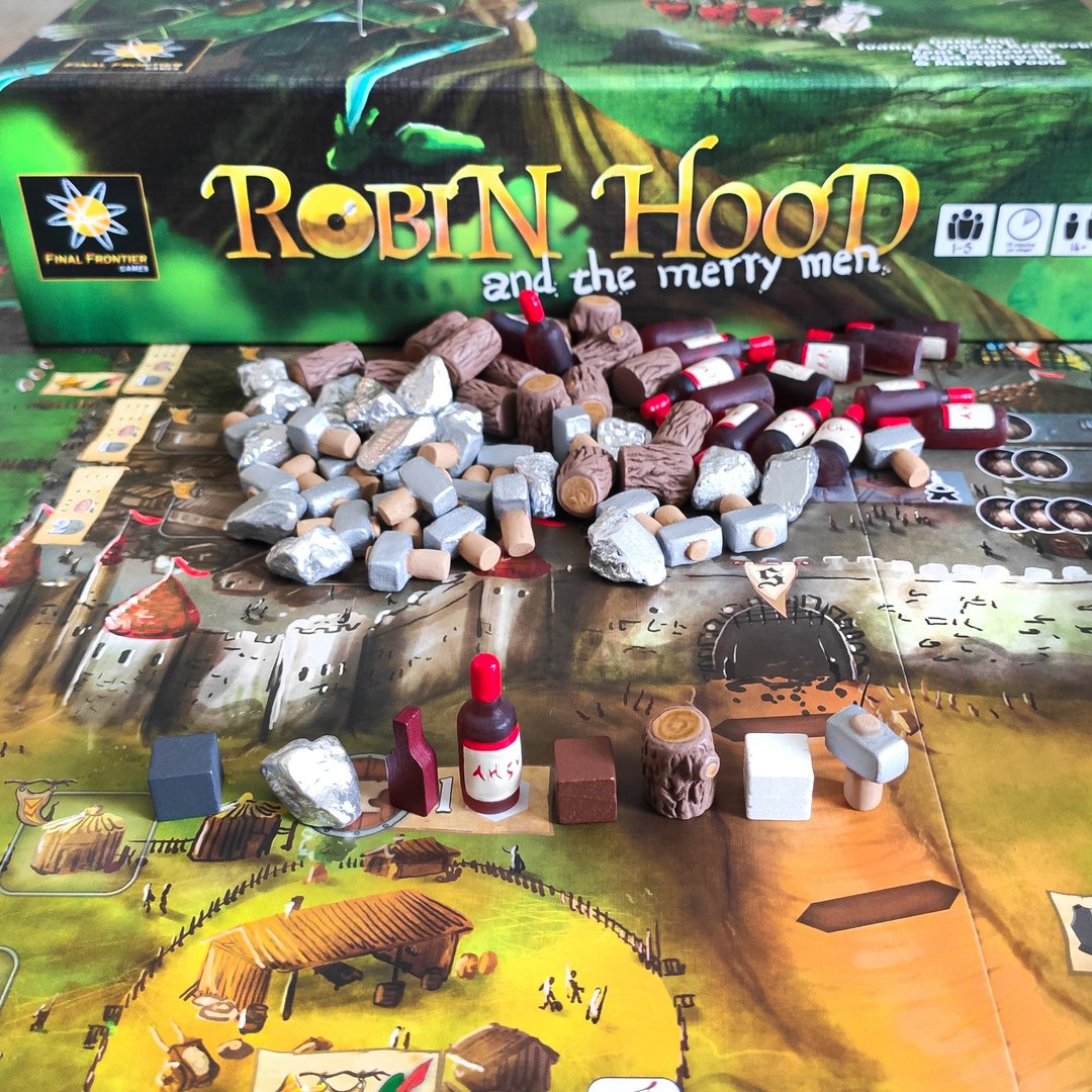 与 Robin Hood 和 Merry Men 棋盘游戏兼容的豪华资源代币。 - 桌游/玩具 - 其他材质 