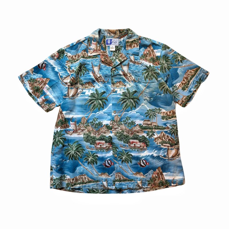 美国古着RJC 棉质夏威夷衬衫 - 男装衬衫 - 棉．麻 多色