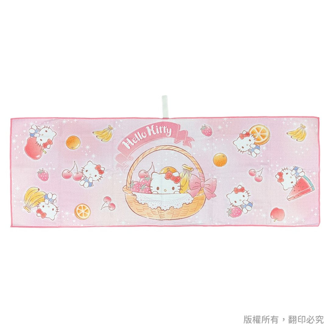 日本丸真 三丽鸥 快干轻巧浴巾 (附挂绳) Hello Kitty - 毛巾浴巾 - 其他材质 