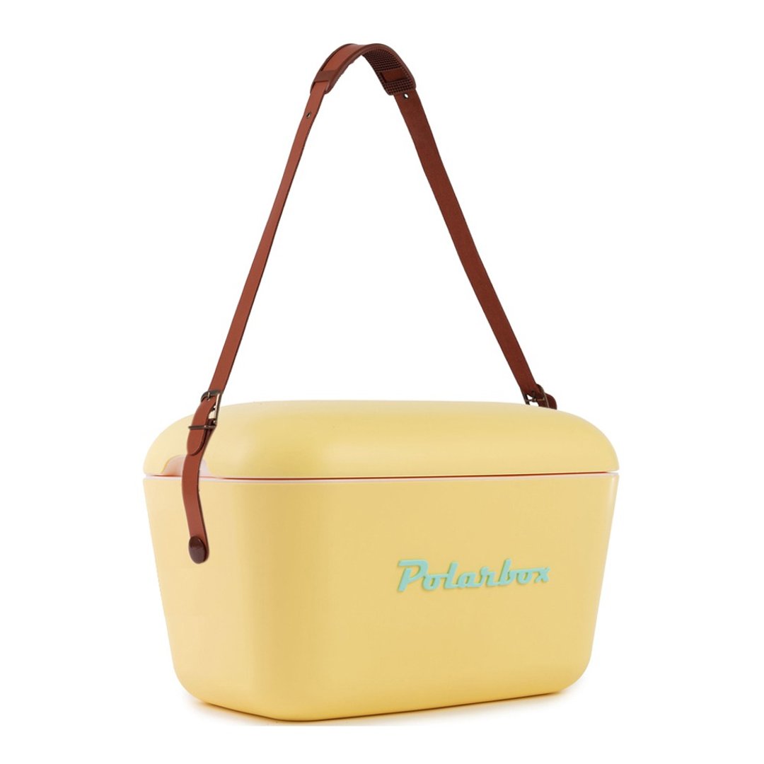 西班牙 Polarbox 20L复古经典露营野餐保冰盒-马德里起司黄 - 露营用品 - 塑料 黄色