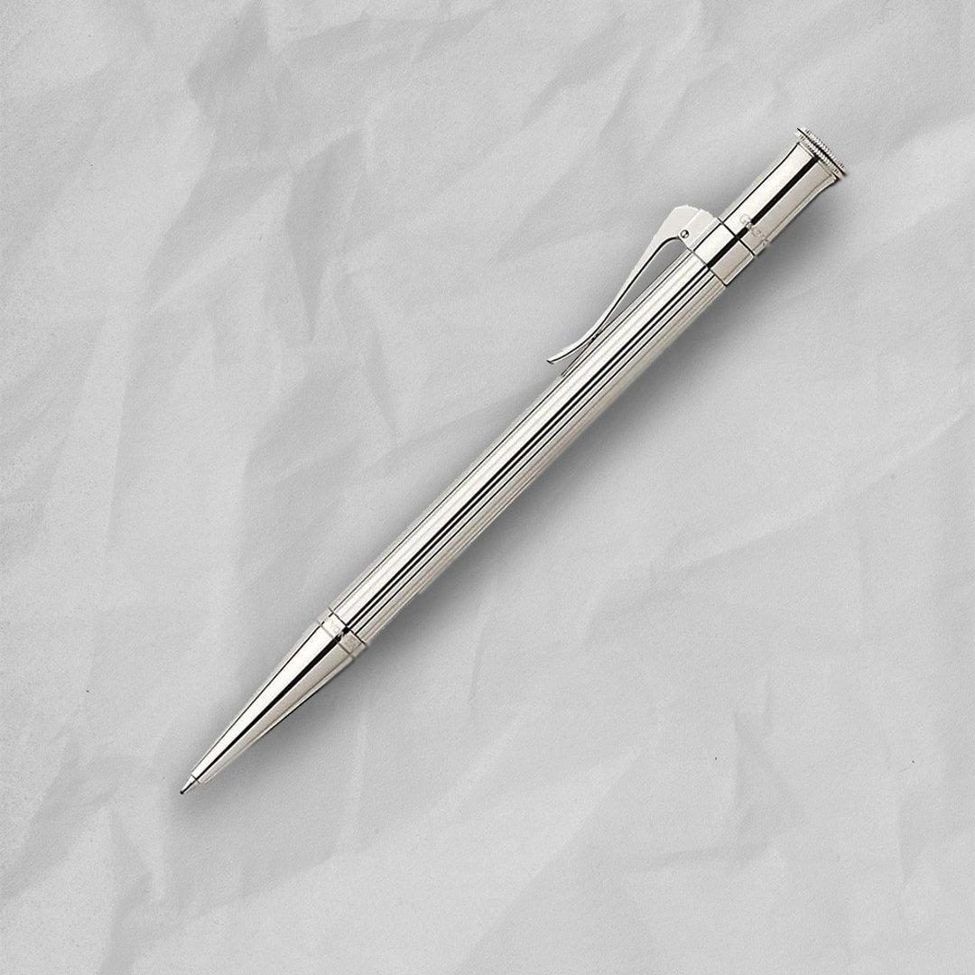 【Graf von Faber-Castell】经典系列925纯银原子笔 (原厂正货) - 圆珠笔/中性笔 - 其他金属 银色